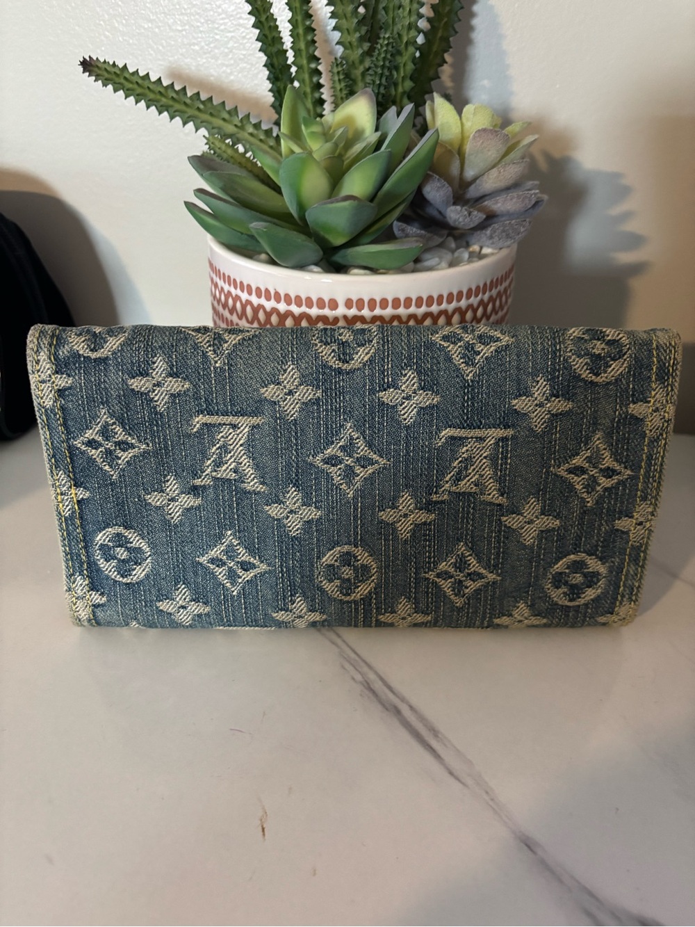 Louis Vuitton Denim Amelia Wallet - Picture 3 of 8